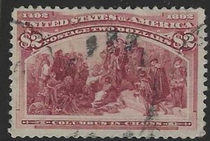 US 242 Early Commemoratives F-VF Used Large Margins, Completely Sound, Light ...