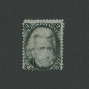 1863 United States Postage Stamp #73 No Gum Average Possible Cancel Removed