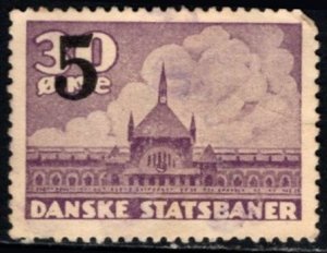 Vintage Denmark Revenue 5 Ore/30 Ore Danske Statsbaner Used