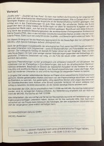 Michel USA Spezial 2008/2009 Catalog