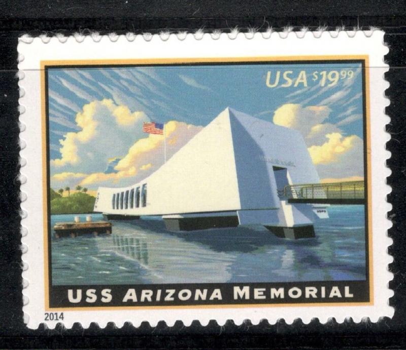 4873 USS Arizona Memorial Express Mail Single Mint/nh Free Shipping