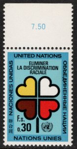 United Nations - Geneva - Year Against Racial Discrimination - # 19 - M/NH
