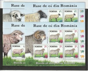 ROMANIA STAMPS 2017 SHEEP FARM ANIMAL MNH KLBG