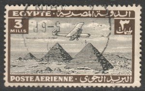 Egypt Scott C8 - SG196, 1933 Airmail 3m used