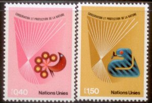 United Nations Geneva 1982 SC# 111-2 MNH-OG E124
