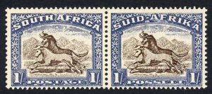 South Africa 1933-48 SG.62 1s brown and chalky blue mint cat 55 pounds