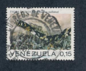 Venezuela 1972  Scott  1008 used - 15c, Chicken snake