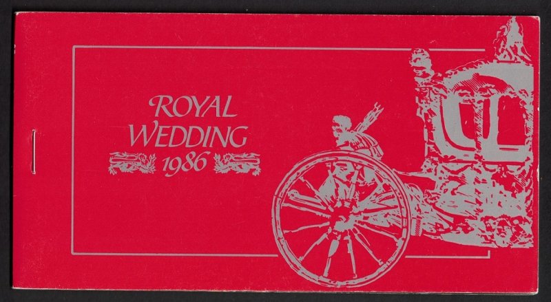 Nevis Prince Andrew Royal Wedding Booklet IMPERF stamps 1981 MNH SG#SB4