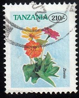 Tanzania #1569 Zinnia, used. PM