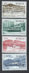 NORWAY SC# 786-89 FVF/MOG(DISTURBED GUM) 1981