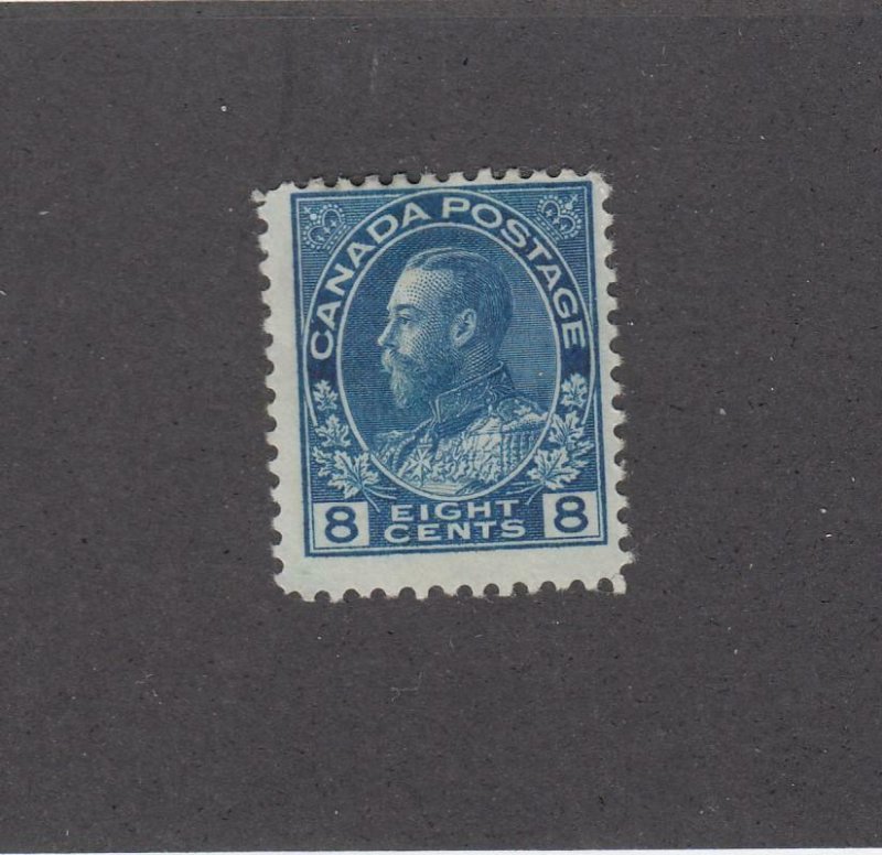 CANADA (MK4646) # 115  F-MH  8cts  1925  KGV ADMIRAL / BLUE CAT VALUE $20