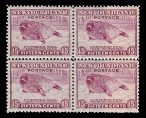 Newfoundland 262, MNH Block of 4