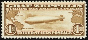 C14, Mint VF NH $1.30 Graf Zeppelin - VERY FRESH! * Stuart Katz