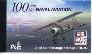 2009 Isle of Man Naval Aviation Prestige Booklet SGSB71 Unmounted Mint