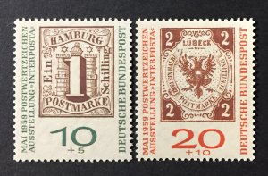 Germany  1959 #B366,367, MNH, CV $.50