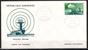 Gabon, Scott cat. 260. Airport issue. First Day Cover. ^