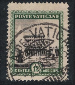 Vatican Wing of Vatican 12½c T2 1933 Canc SG#21