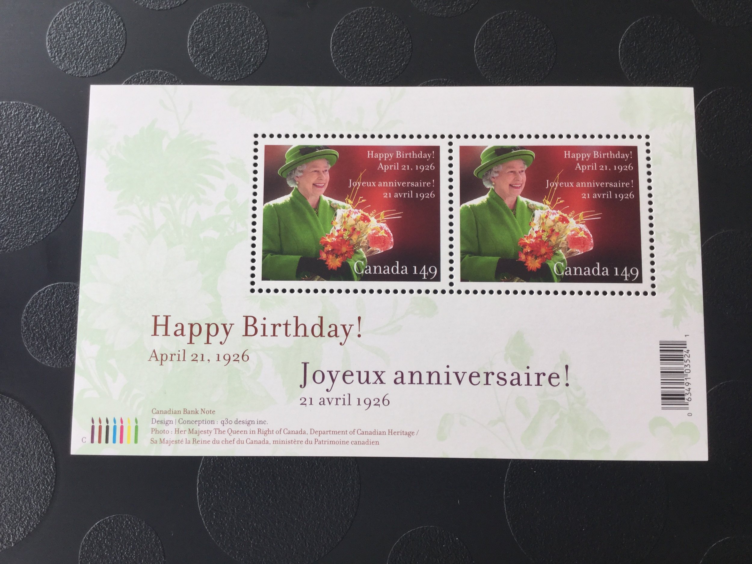 Canada Mint Nh 2150 Queen Elizabeth Ii 80th Birthday Hipstamp