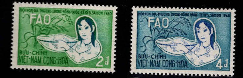 South Vietnam Scott 144-145 MNH** FAO Freedom from Hunger set