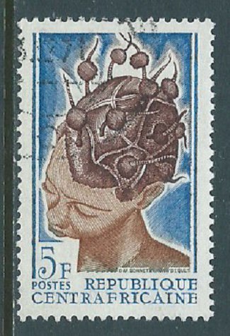 Central African Republic, Sc #87, 5fr Used