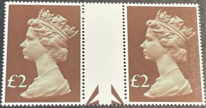 GREAT BRITAIN # MH175-MINT/NEVER HINGED---GUTTER PAIR---1970-95(LOTC10)