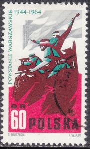 Poland 1256 Warsaw Fighters 60GR 1964