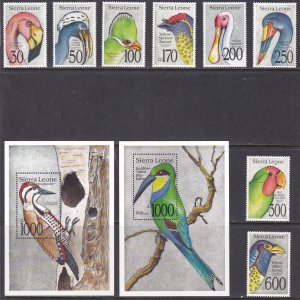 Sierra Leone, Fauna, Birds / MNH / 1992