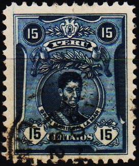 Peru. 1924 15c S.G.435 Fine Used