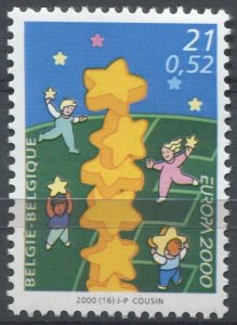 Belgium Sc#1818 MNH, , Europa (C.E.P.T.) 2000 - Tower of Stars (2000)