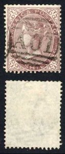 Jamaica SG6a 1860-70 1/- Purple-brown Used