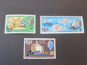 Fiji 1967 Sc 233-35 set MNH