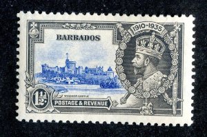 1935 Barbados  Sc # 187 mnh** cv. $6.75 ( 453 JUB )