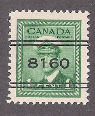 Canada: #249 w/ PRECANCEL 8160 (Calgary) Mint NH VF & scarce