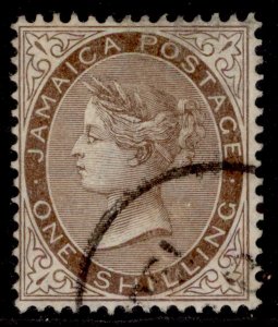 JAMAICA EDVII SG53, 1s brown, FINE USED. Cat £50. CDS