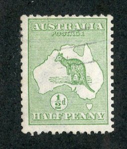 1913 Sc #1 used cv.$7.50 ( 5 Australia )