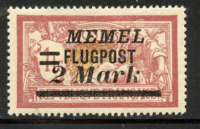 Memel # C24, Mint Hinge Remain.