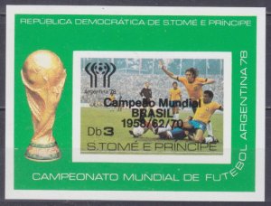 1979 Sao Tome and Principe 553/B27b Overprint # B20 6,00 €