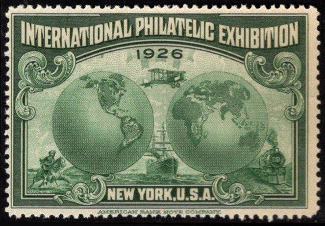 1926 US Poster Stamp International Philatelic Exhibition New York Set/4 MNH