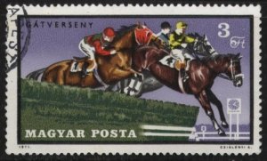 Hungary 2103 (used cto) 3fo equestrian sports: steelplechase (1971)