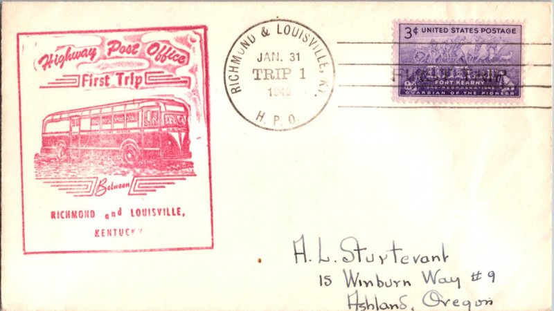 United States, Highway Post Offices, Kentucky