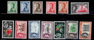 FIJI Scott 163-175 MH* QE2 complete set