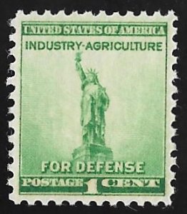 899 1 cent Defense Precancel Stamp mint OG NH EGRADED XF 90 XXF