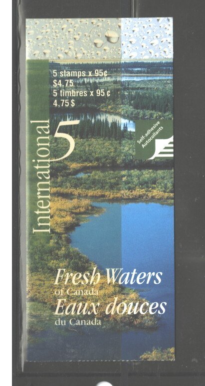 CANADA 2000 FRESH WATERS of CANADA COMPLETE Bklt#229