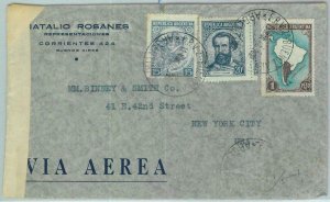 93950 - ARGENTINA - POSTAL HISTORY -  CENSORED  Cover  to the USA  1942