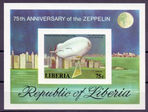 Liberia. 1978. 1054B-59B BL88B 6LB. Airships. MNH.