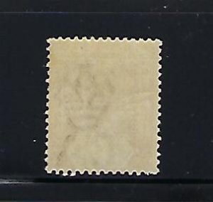 BRITISH HONDURAS SCOTT #49 1888 10C REVENUE OVERPRINT - USED