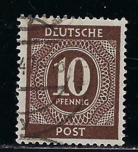 Germany AM Post Scott # 537, used