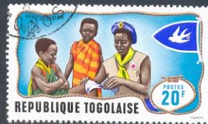 Boy Scout, First & Practice, Togo stamp SC#658 used