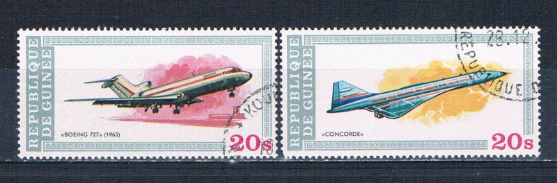 Guinea 780-81 Used Jet Planes 1979 (MV0182)