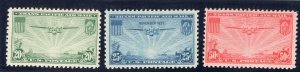 C20-C21-C22 Transpacific Issue, unused set/3 w/HM